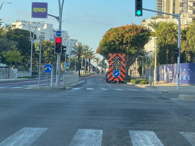 הנתיב החסום. צילום: עופר אשטוקר
