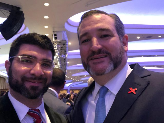 נכט עם המועמד לנשיא ארה״ב, סנטור טד קרוז