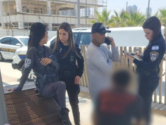צילום מזירת המעצר