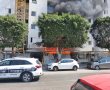 שריפה בבניין ברחוב הראשונים בעיר