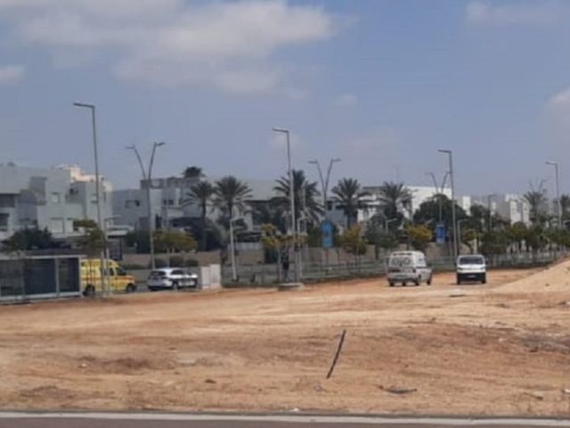 האזור בו נמצאה הגופה (צילום: שמוליק - אשדוד ניוז בוואטסאפ)