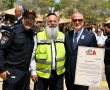 איש של שליחות: יעקב אלברשטיין נפרד מהחלקה הצבאית - וזכה לתעודת הוקרה מיד לבנים