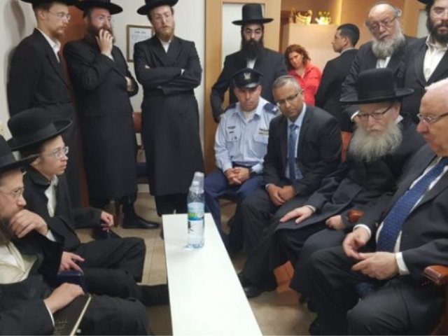 ביקור נשיא המדינה בבית המשפחה באשדוד