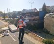 משאית פינוי אשפה התהפכה בשדרות ירושלים באשדוד - לוחמי האש חילצו לכודים