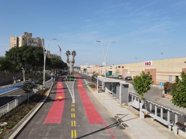 ציר ז'בוטינסקי באשדוד (צילום: פייסבוק ראש העיר)