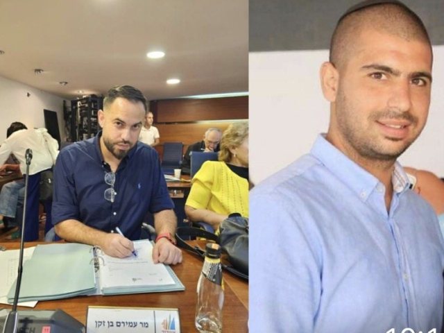 חברי המועצה מאיר בן חמו ועמירם בן זקן