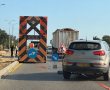 עבודות בכביש משה סנה באשדוד: נתיב נחסם סמוך לבית העלמין