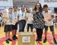 נבחרת החלומות של בית ספר רתמים – מקום 2 באולימפיאדת החשיבה צילום: אגף החינוך