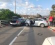 שני נפגעים בתאונת דרכים על גשר לסקוב - עומסים במקום