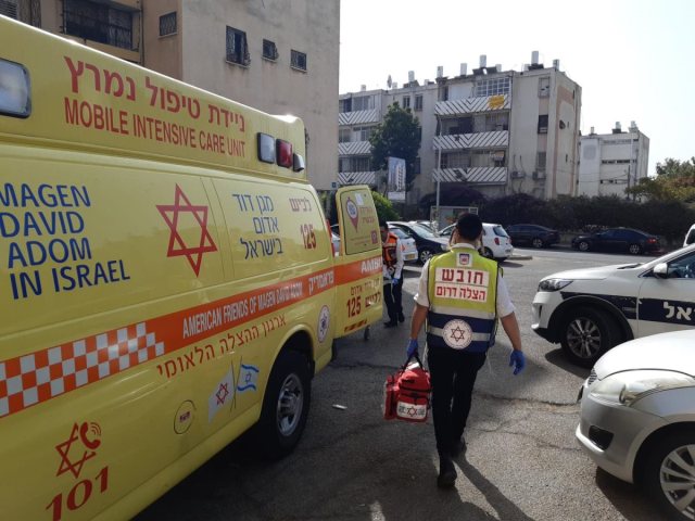 זירת האירוע. קרדיט: מד"א הצלה דרום