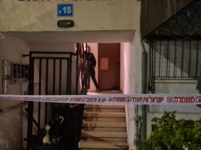 זירת הרצח באשדוד