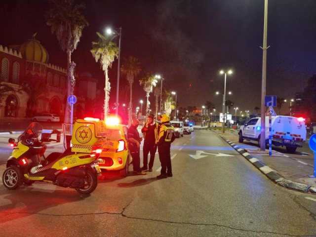 זירת האירוע. צילום: מד"א הצלה דרום