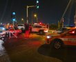 שני נפגעים בתאונת דרכים בצומת הנמל