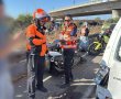 רוכב אופנוע בן 29 נפצע בתאונה עם רכב במחלף עד הלום