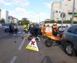 שני נפגעים בתאונת דרכים ברחוב שלמה הלוי באשדוד - אחד מכלי הרכב התהפך