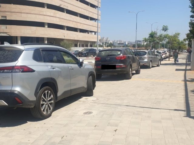 מצוקת חניה באסותא - צילום ארכיון