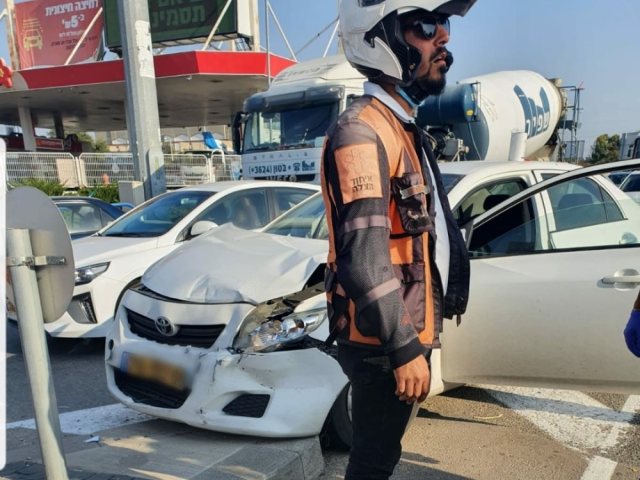 זירת התאונה - באדיבות דוברות איחוד הצלה