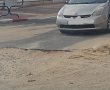 בור בכביש לאחר עבודות תשתית ברובע ג׳: נהגים מתבקשים להיזהר