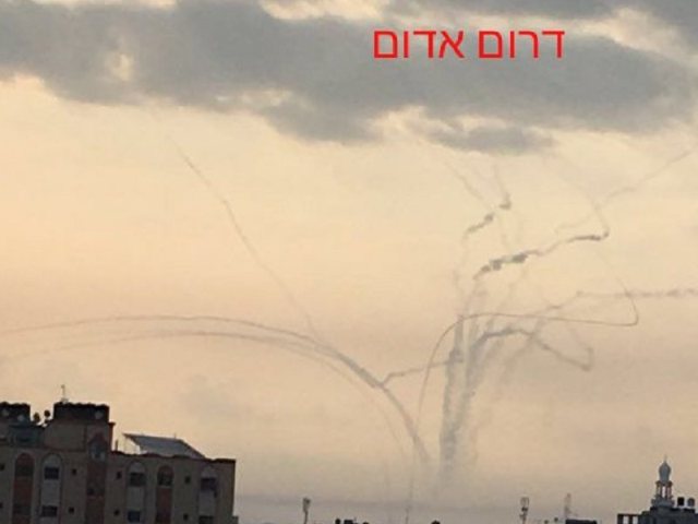 היירוטים הבוקר בעוטף עזה