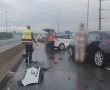 נהג רכב נפצע בתאונה במחלף אשדוד