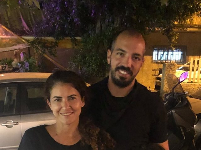 רוני ומירב אשתו. צילום פרטי
