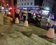רוכב אופנוע נפצע בתאונת דרכים ברחוב הבנים
