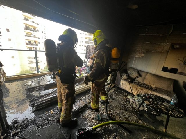 צילום: כיבוי והצלה אשדוד