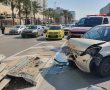 שני נפגעים בתאונת דרכים בשדרות מנחם בגין בסיטי