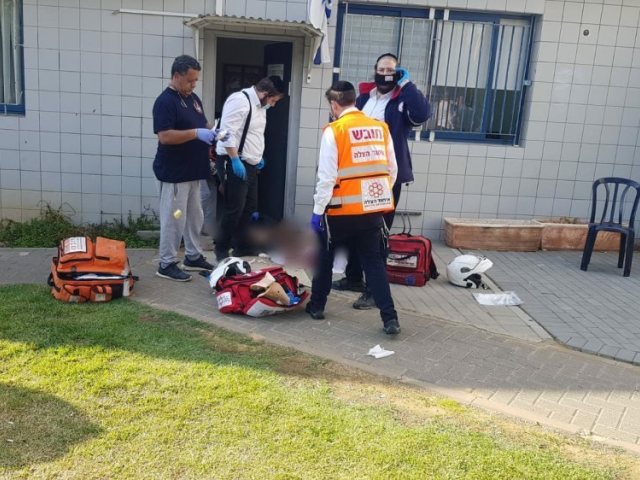 זירת האירוע (צילום: דוברות איחוד הצלה)