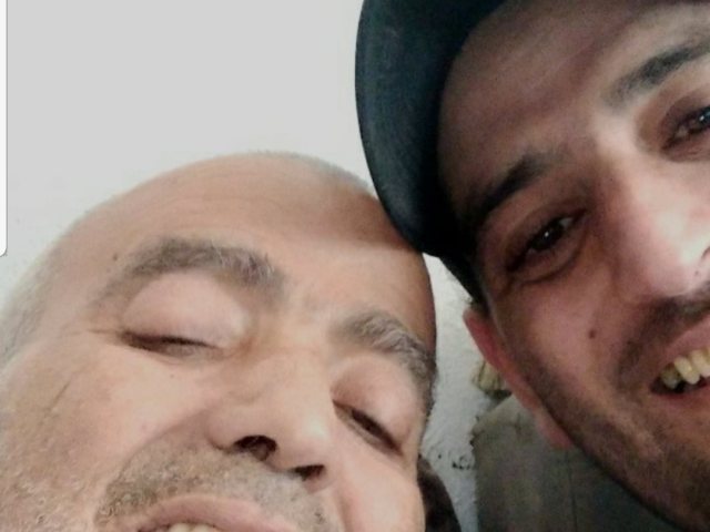 מימון (מומי אמסלם) עם בנו אלירן