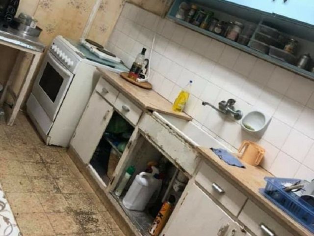 המטבח בביתו של ניצול השואה