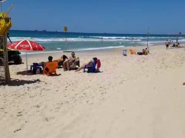 חוף אורנים באשדוד. צילום: עיריית אשדוד