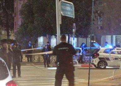 זירת אירוע הירי באשדוד (קרדיט לחדר פיקוד אונליין)