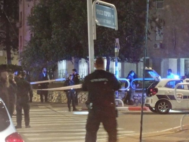 זירת אירוע הירי באשדוד (קרדיט לחדר פיקוד אונליין)