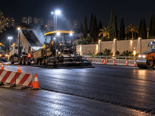 עבודות בכביש - אילוסטרציה 
