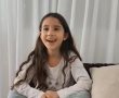 מקסימה: שירה בת ה-7 מאשדוד עם מסר מרגיע לילדים 
