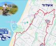 אלברט תורג'מן הקיף את אשדוד באופניים – במסלול בצורת מפת ישראל