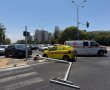 נהג התנגש בעמוד רמזור בצומת בני ברית–בן עמי באשדוד