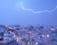 מופע ברקים הלילה באשדוד (צילום: אלירן בשארי)