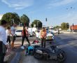 שני נפגעים בתאונה בין קטנוע ואופניים חשמליים 