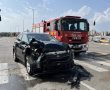 פצוע בתאונה בשדרות הרצל פינת בן גוריון באשדוד