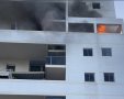 שריפה בדירה באשדוד (דוברות איחוד הצלה)