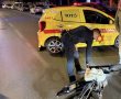 רוכב אופניים חשמליים נפצע בתאונת דרכים באשדוד 