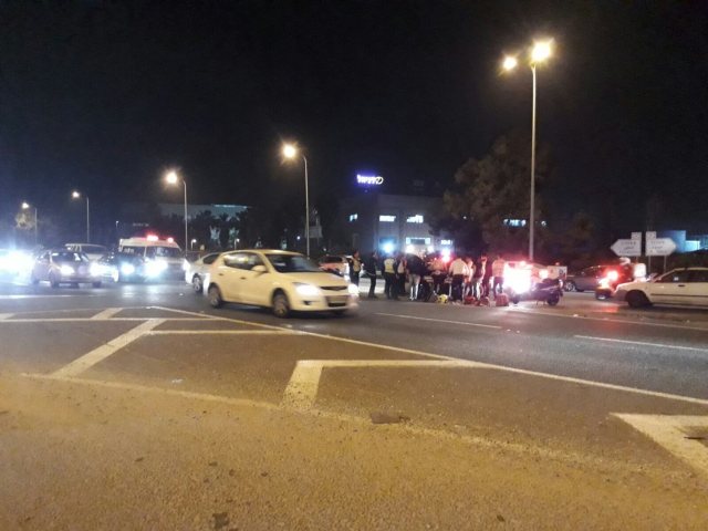 זירת התאונה (צילום: ש.א.)