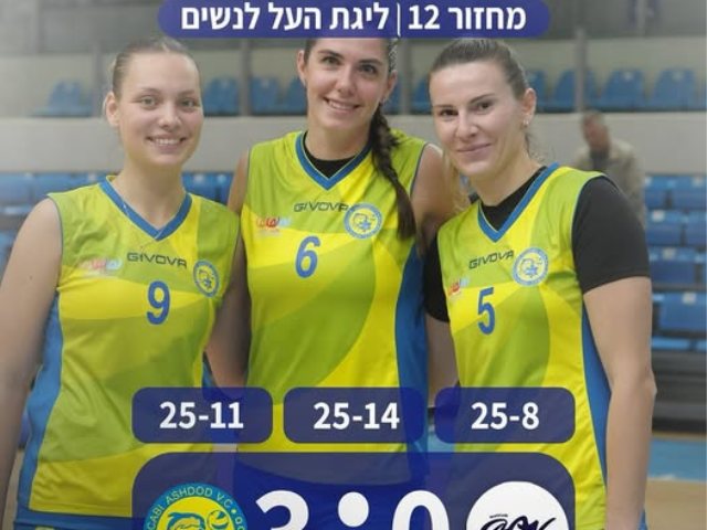 צילום: מכבי אשדוד כדורעף