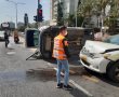 רכב התהפך בתאונה בשדרות הרצל בצומת הקיי - שני נפגעים במקום