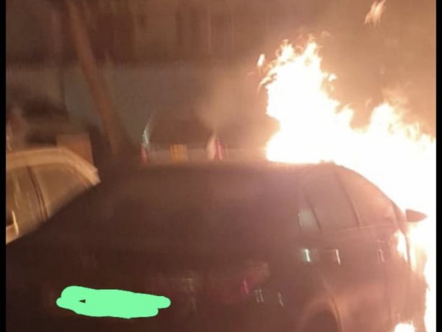 שריפת רכב באשדוד